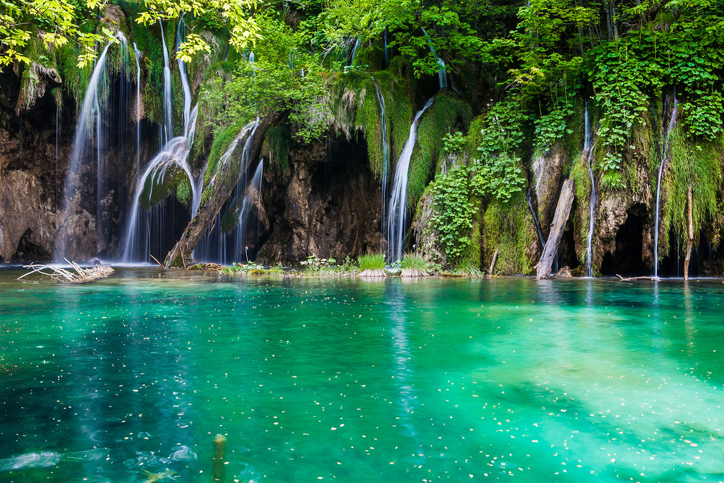 Plitvice Lakes National Park, Croatia Beautiful waterfalls in the Plitvice Lakes National Park, Croatia