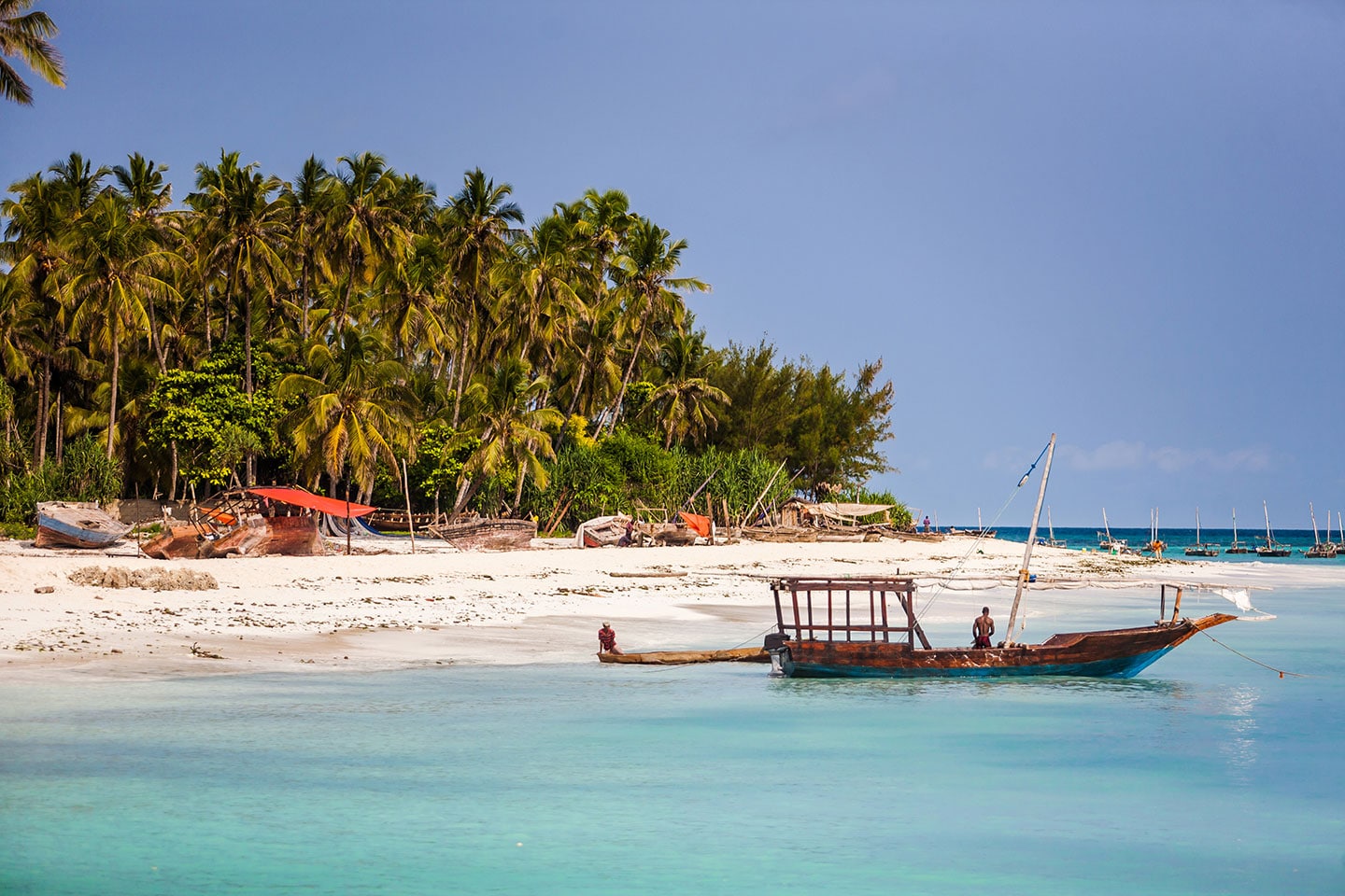 Nungwi, Zanzibar Travel photography of the palmtrees on the beach of Nungwi, Zanzibar