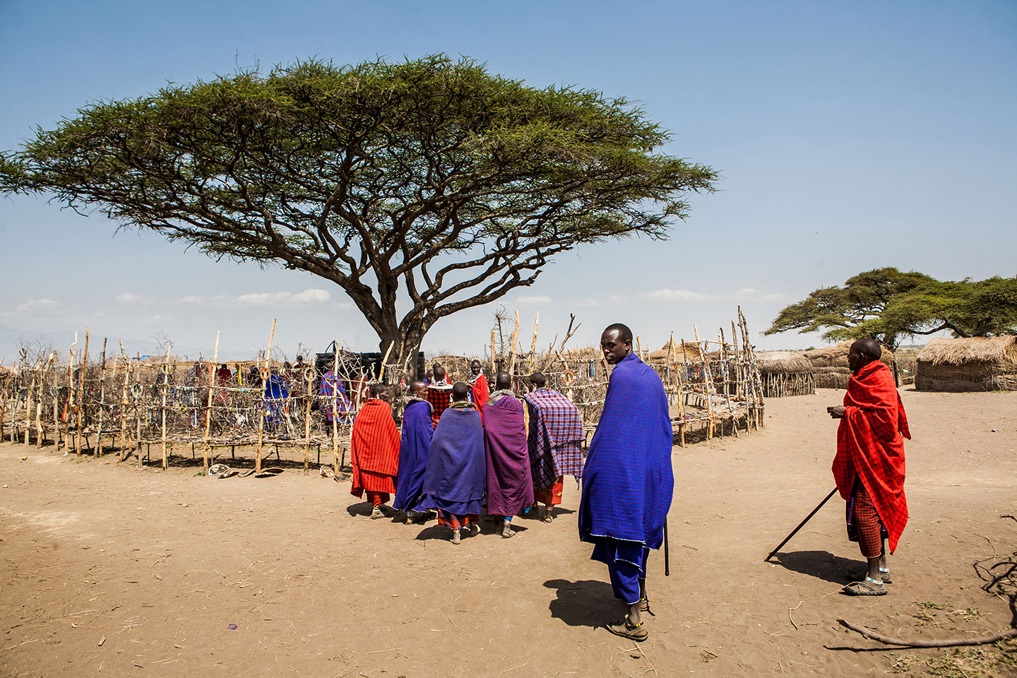 Inside a Maasai village in Kenya