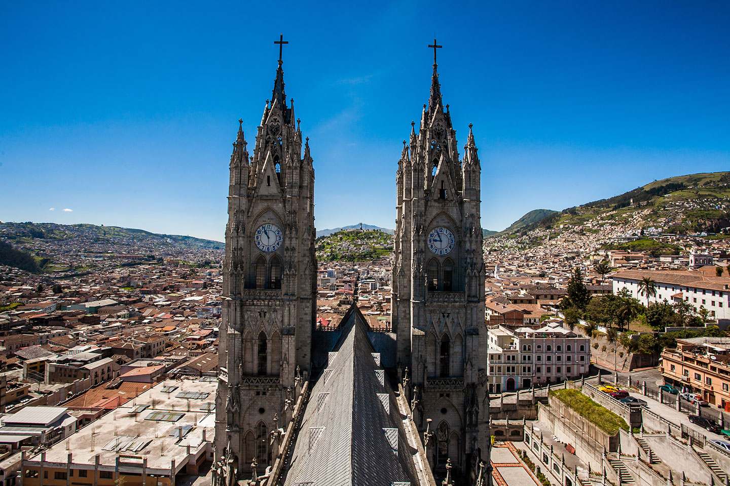 Basilica del Voto Nacional in Quito, Ecuador