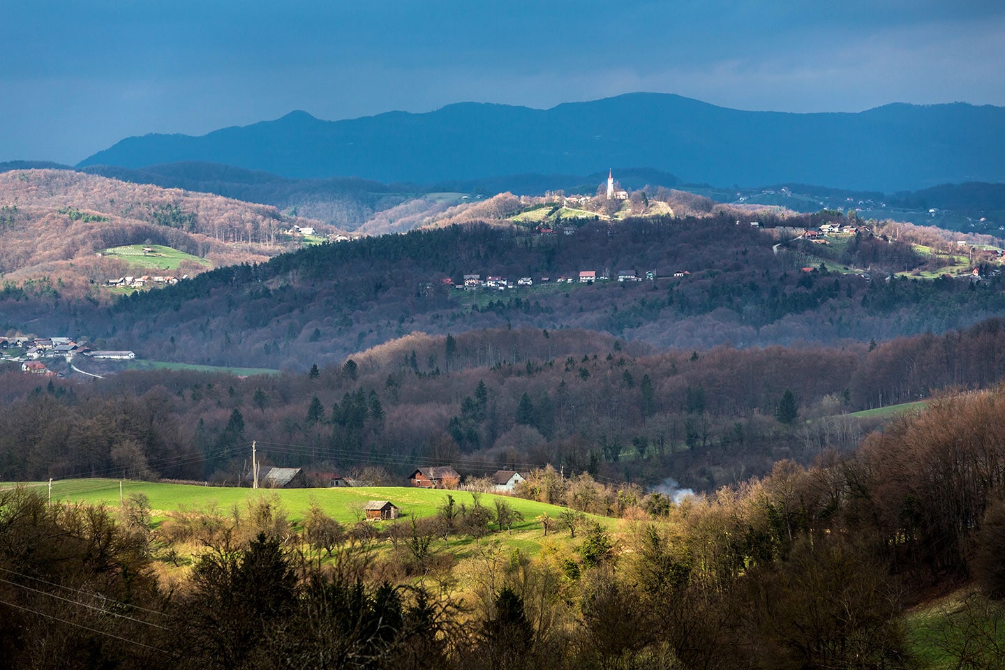 Central Slovenia Rolling hills of Slovenia