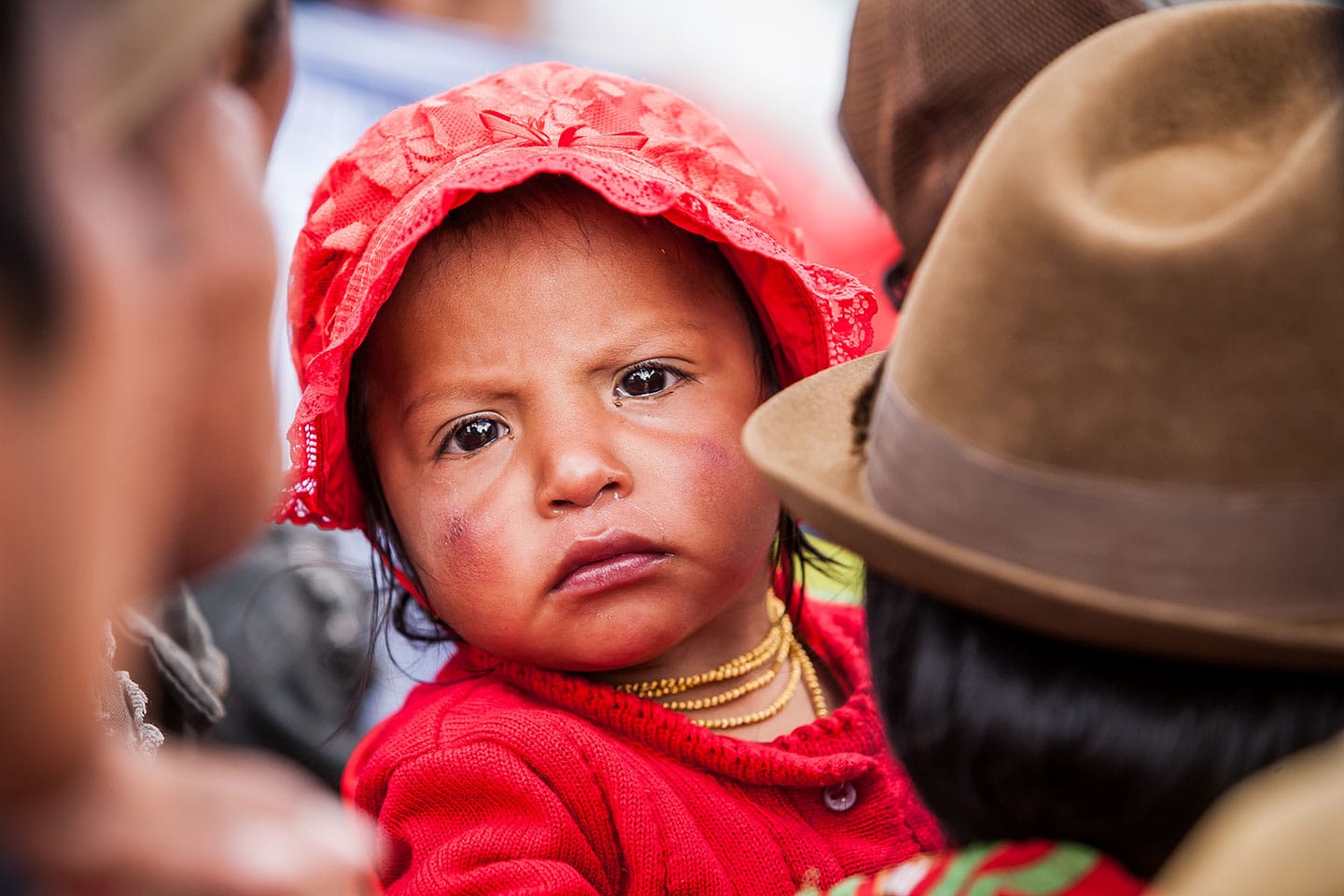 A little Ecuadorian girl