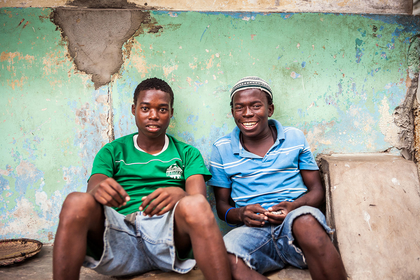 Stone Town, Zanzibar Young boys in the streets of Stone Town, Zanzibar