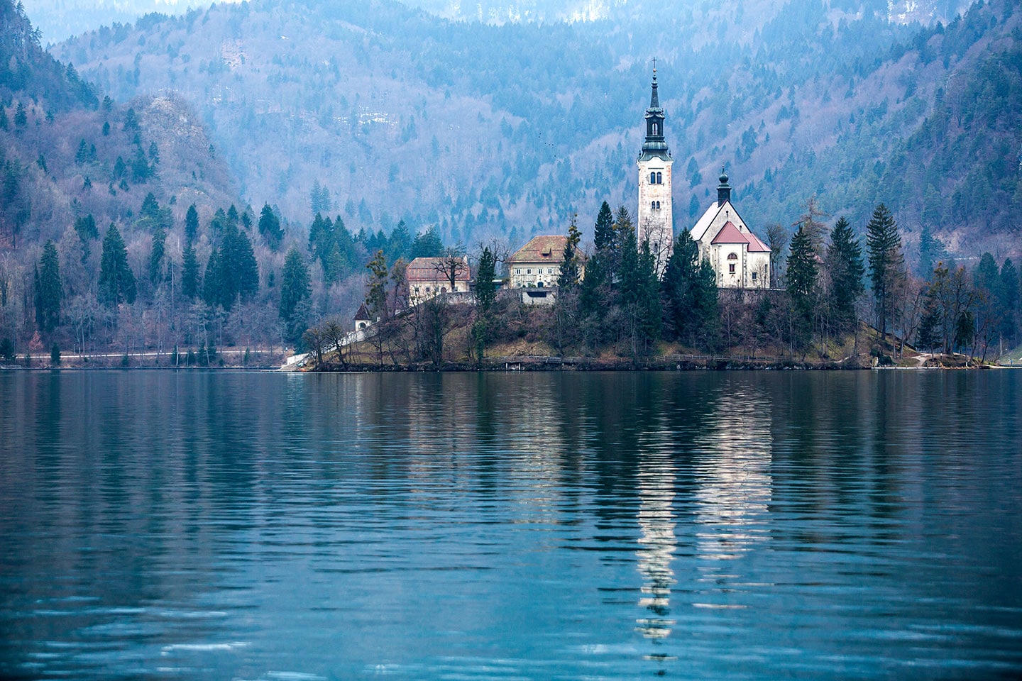 Lake Bled, Slovenia Sunrise over Lake Bled, Slovenia