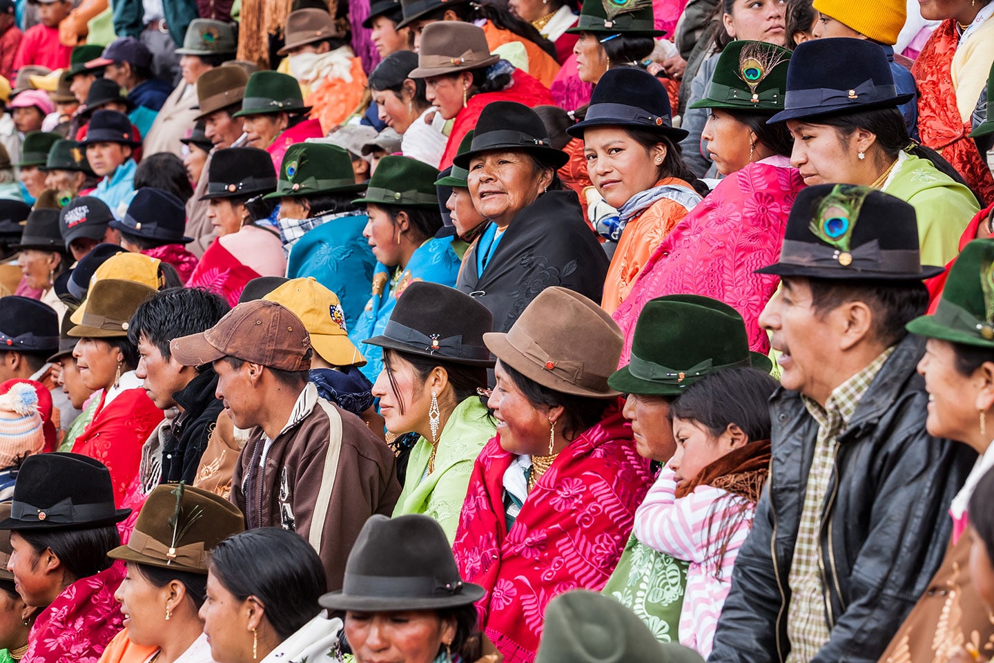 Traditional Ecuadorian hats