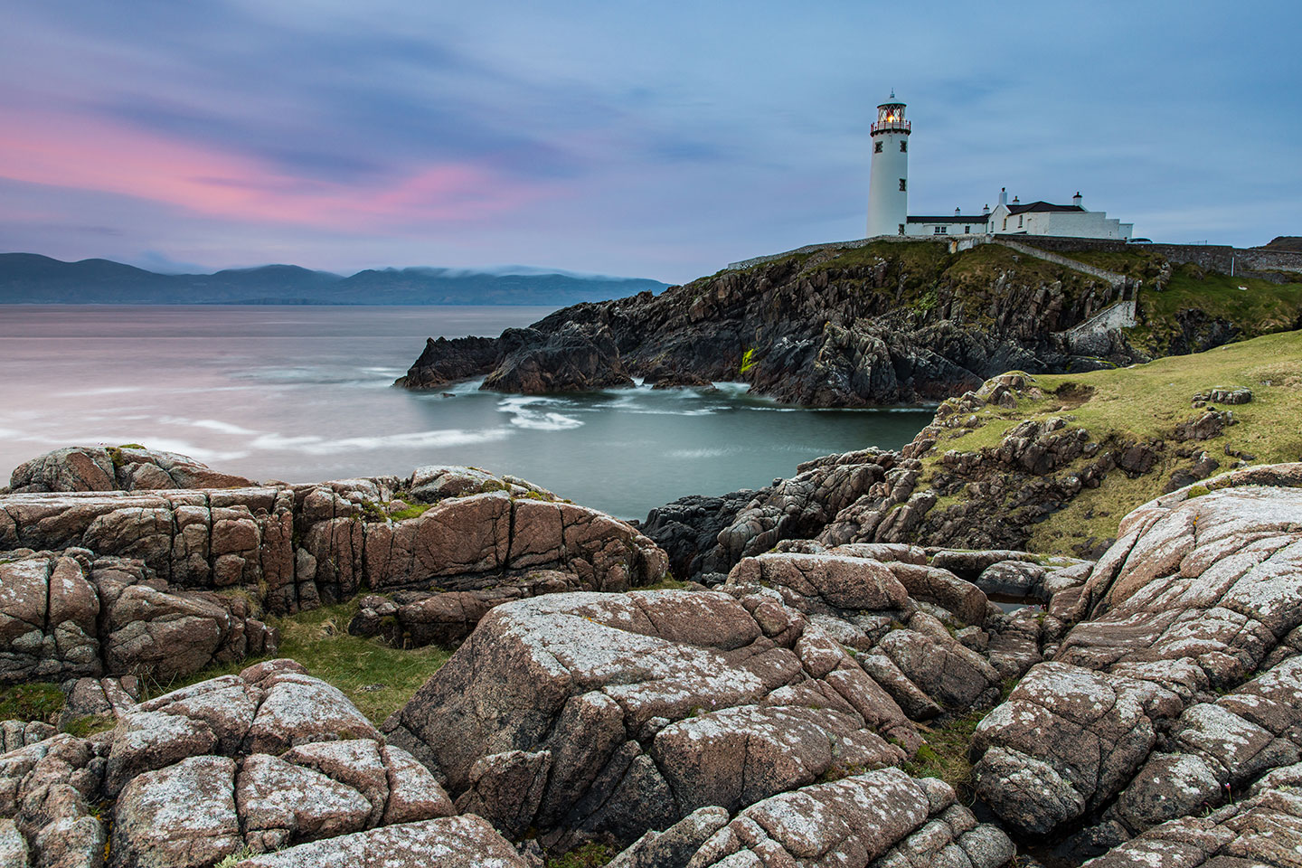 Sunrise over the Fanad Head Lighthouse, Ireland