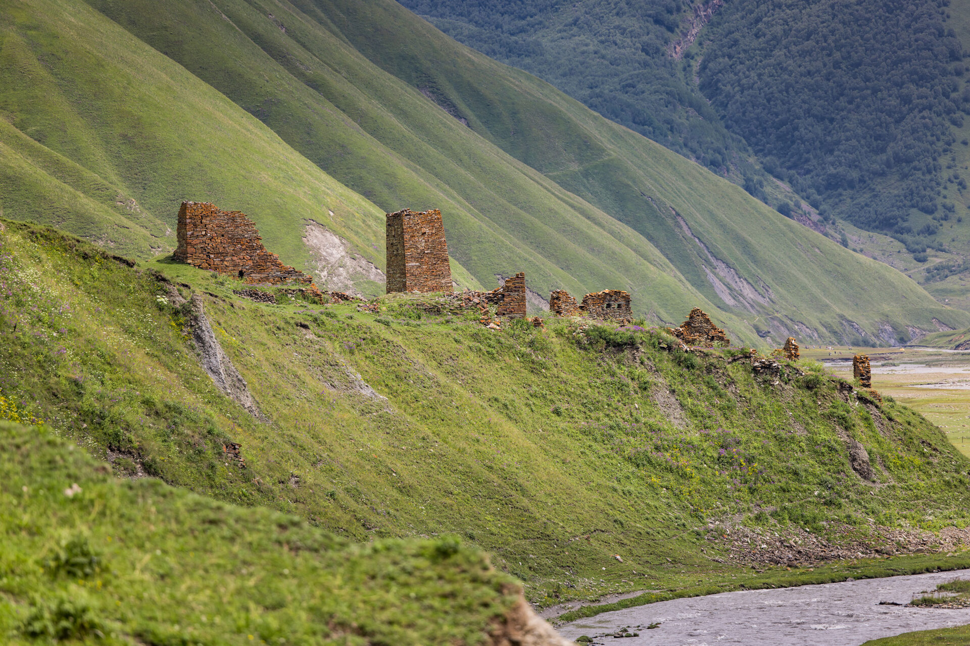 Abano fortress in the Truso Valley, Georgia