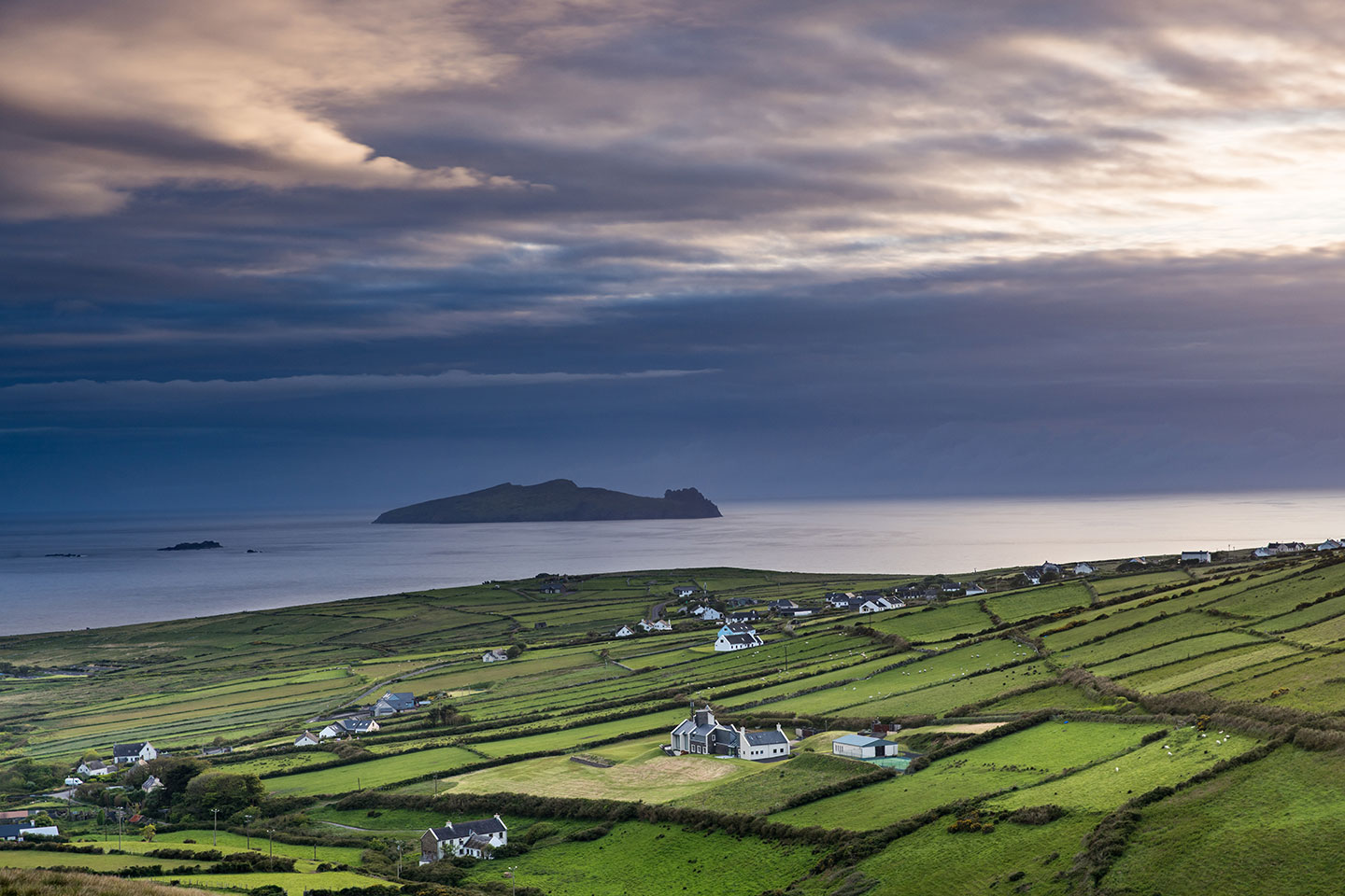 Stormy clouds over the Dingle Peninsula, Ireland