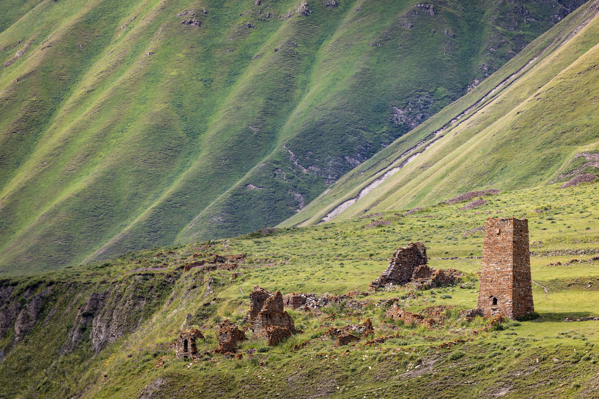 Abano svan tower in the Truso Valley