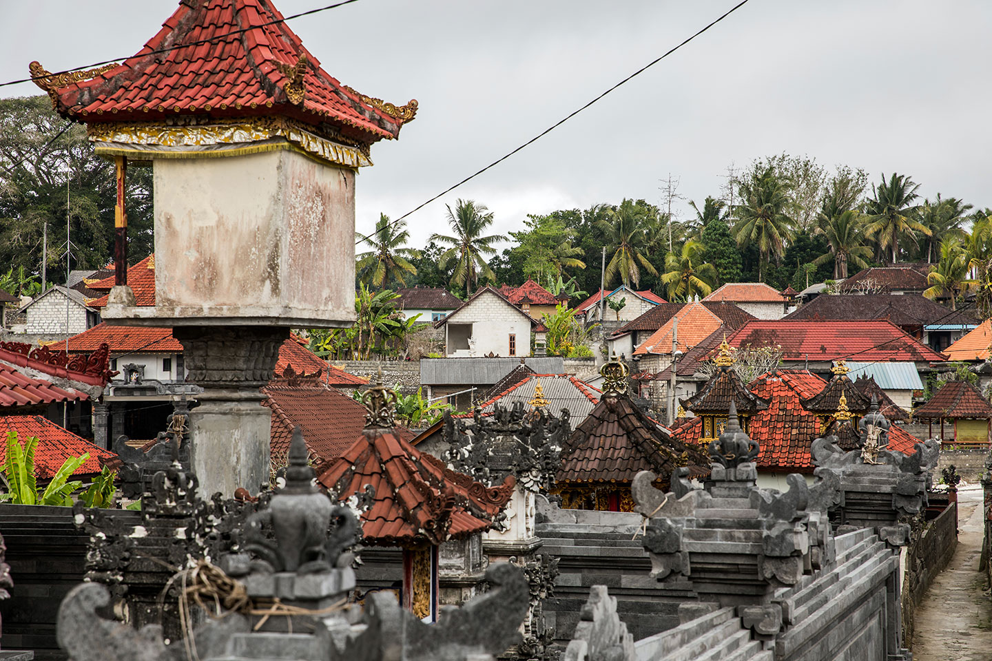 Buddhist temple complex on Nusa Penida, Indonesia