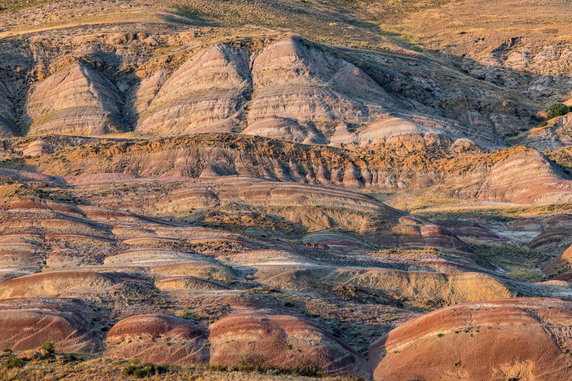 Colorful mountain range in Georgia