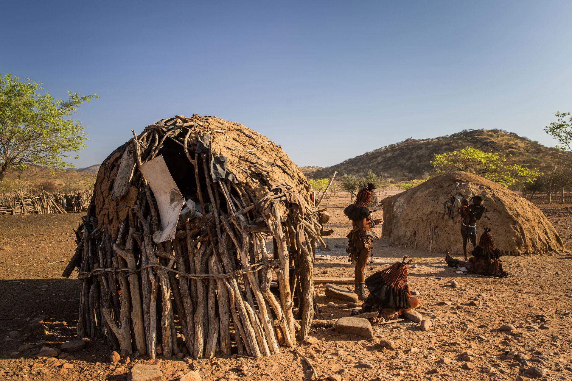 Himba village near Epupa, Namibia