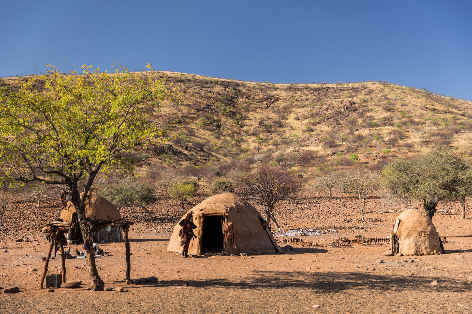 Himba village in the Kunene area of Namibia