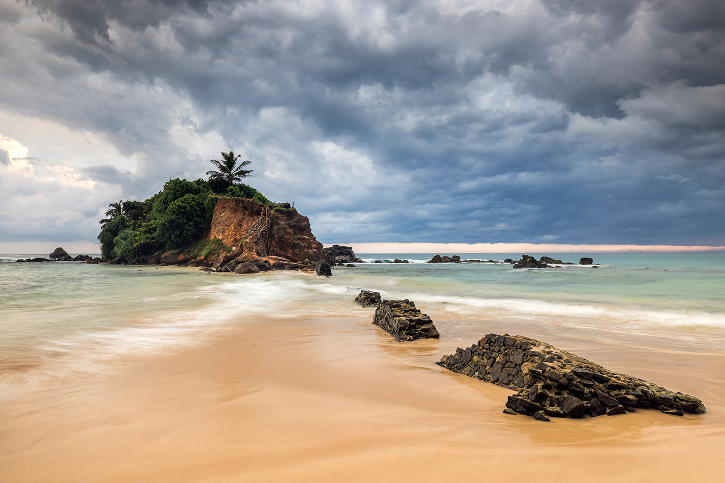 Mirissa, Sri Lanka Parrot rock near Mirissa, Sri Lanka