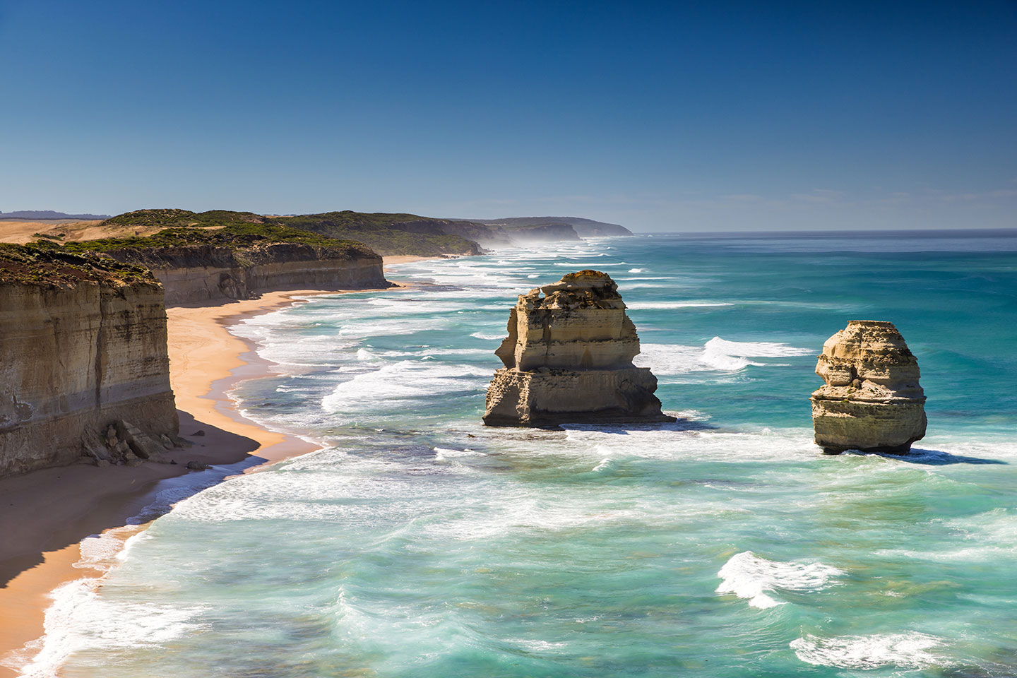 Sunrise over the Twelve apostles in Victoria