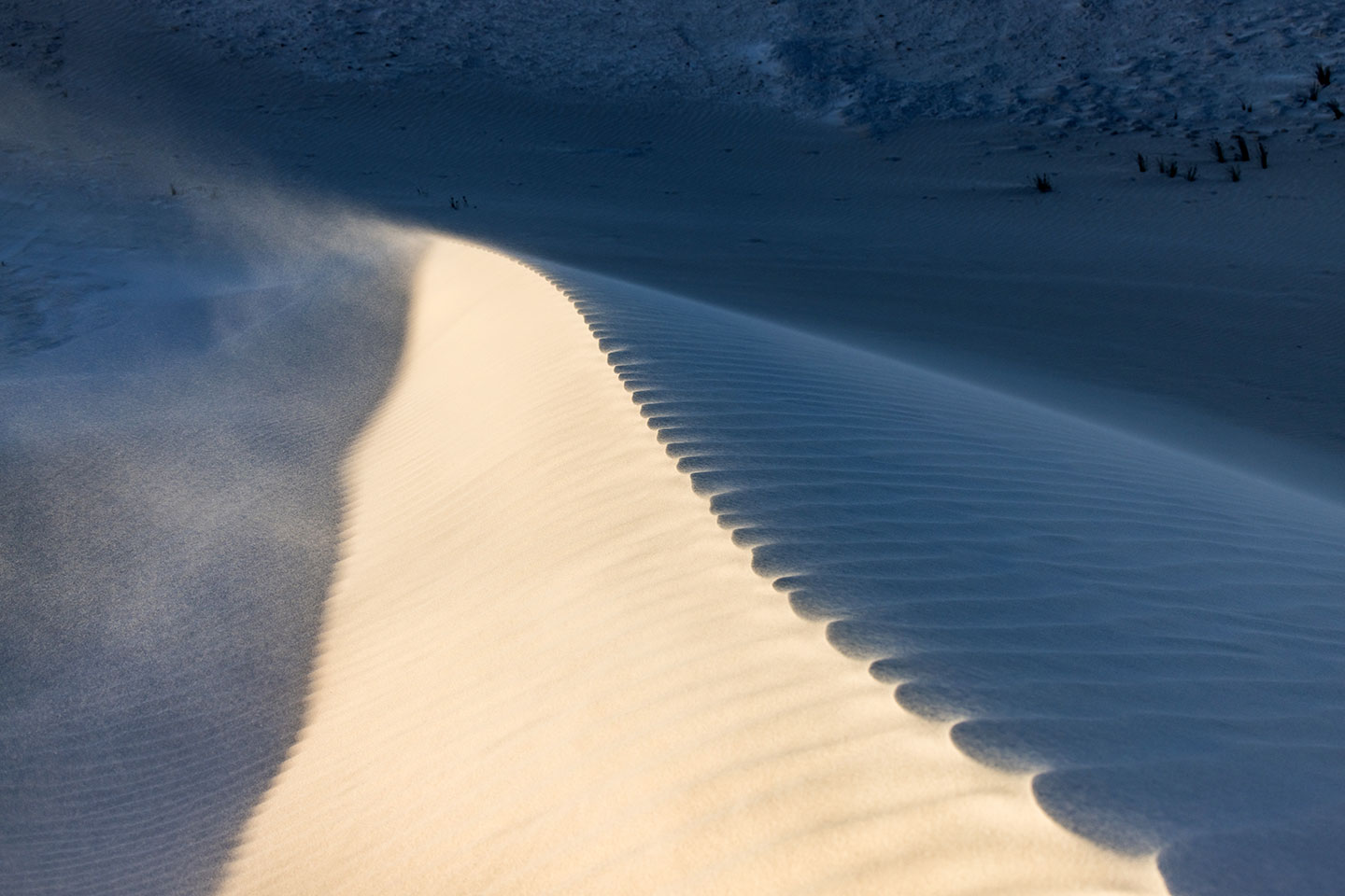Giant white sand dunes of Lancelin, Western Australia