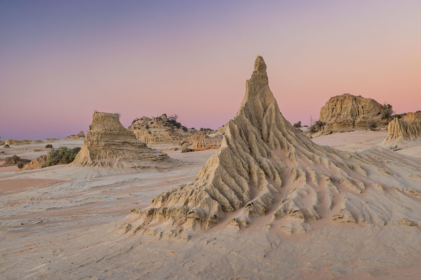 Walls of China at sunset