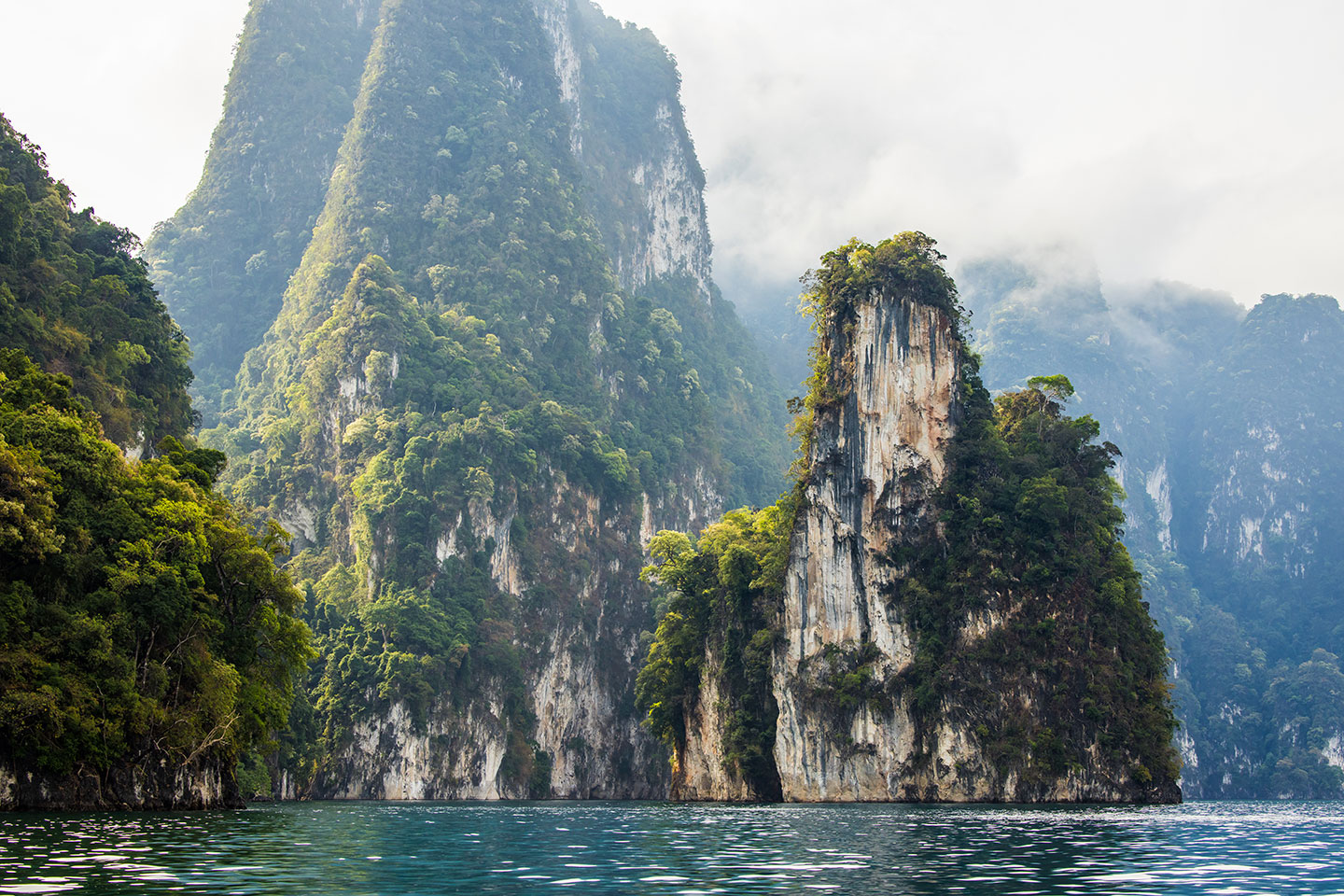 Cheow Lan Lake Cheow Lan Lake rock formations