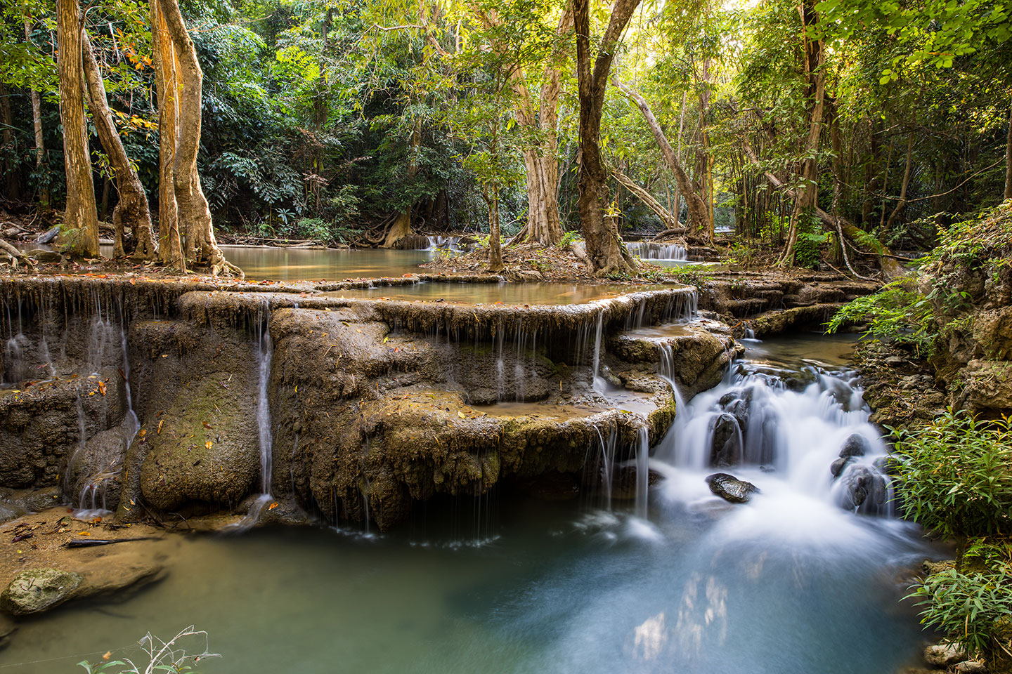 Huay Maekamin Huay Maekamin waterfalls in Thailand