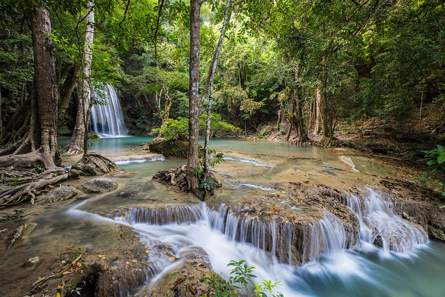 Erawan Falls Erawan Falls level 4 waterfall